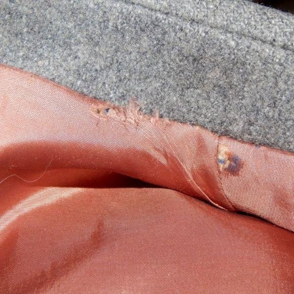 Vintage UTEX Men's Grey Western Style Wool Topcoat - Picture 8 of 8